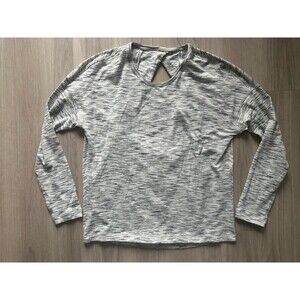 Lululemon Get Set Long Sleeve Spaced Out Space Dye In Black & White Size‎ 8